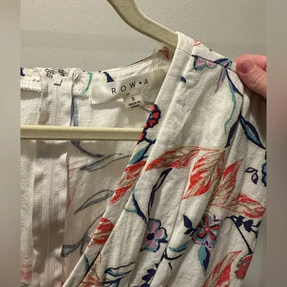 Floral romper with zipper - Picture 3 of 4